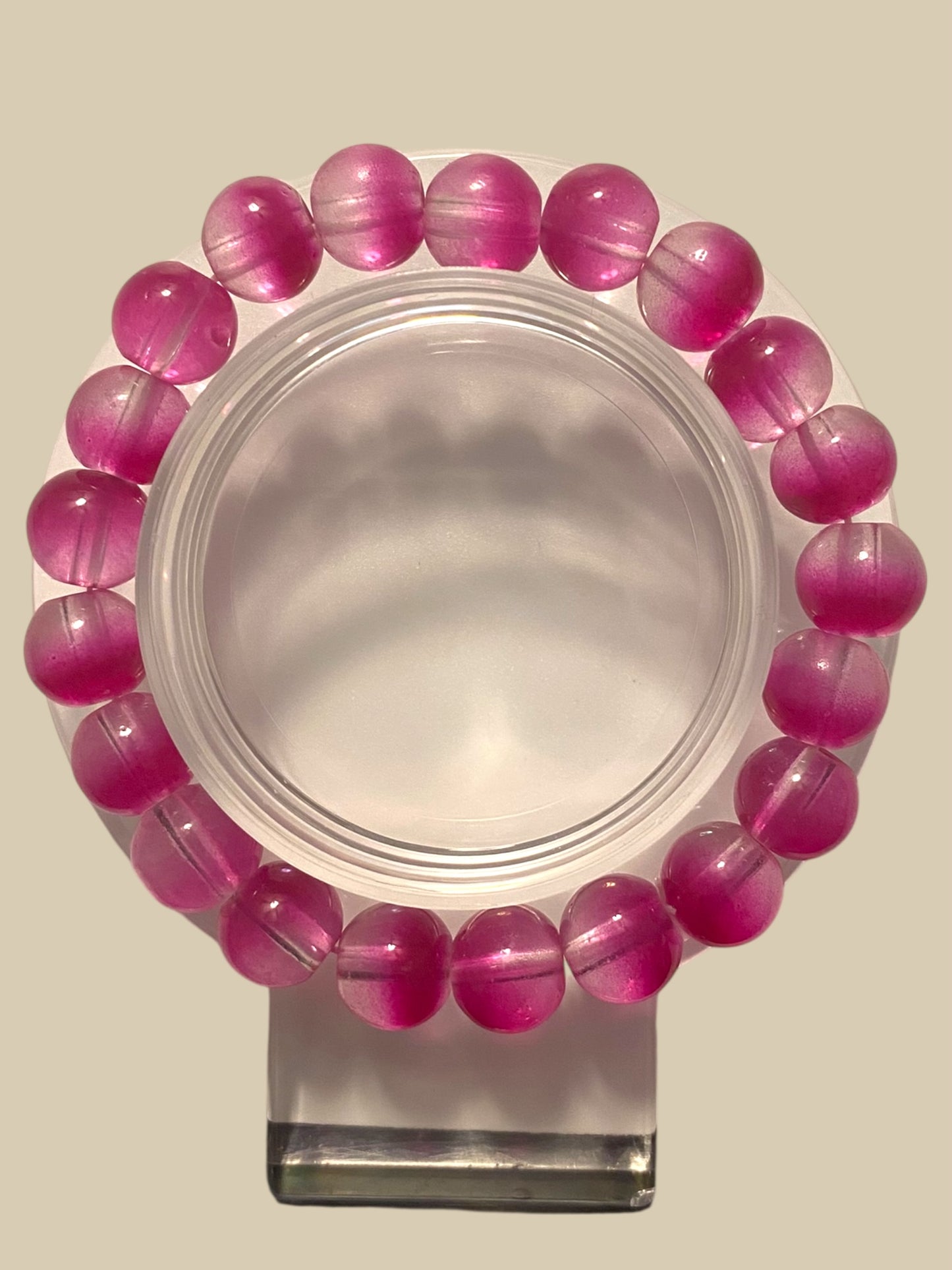 Glass bead bracelets