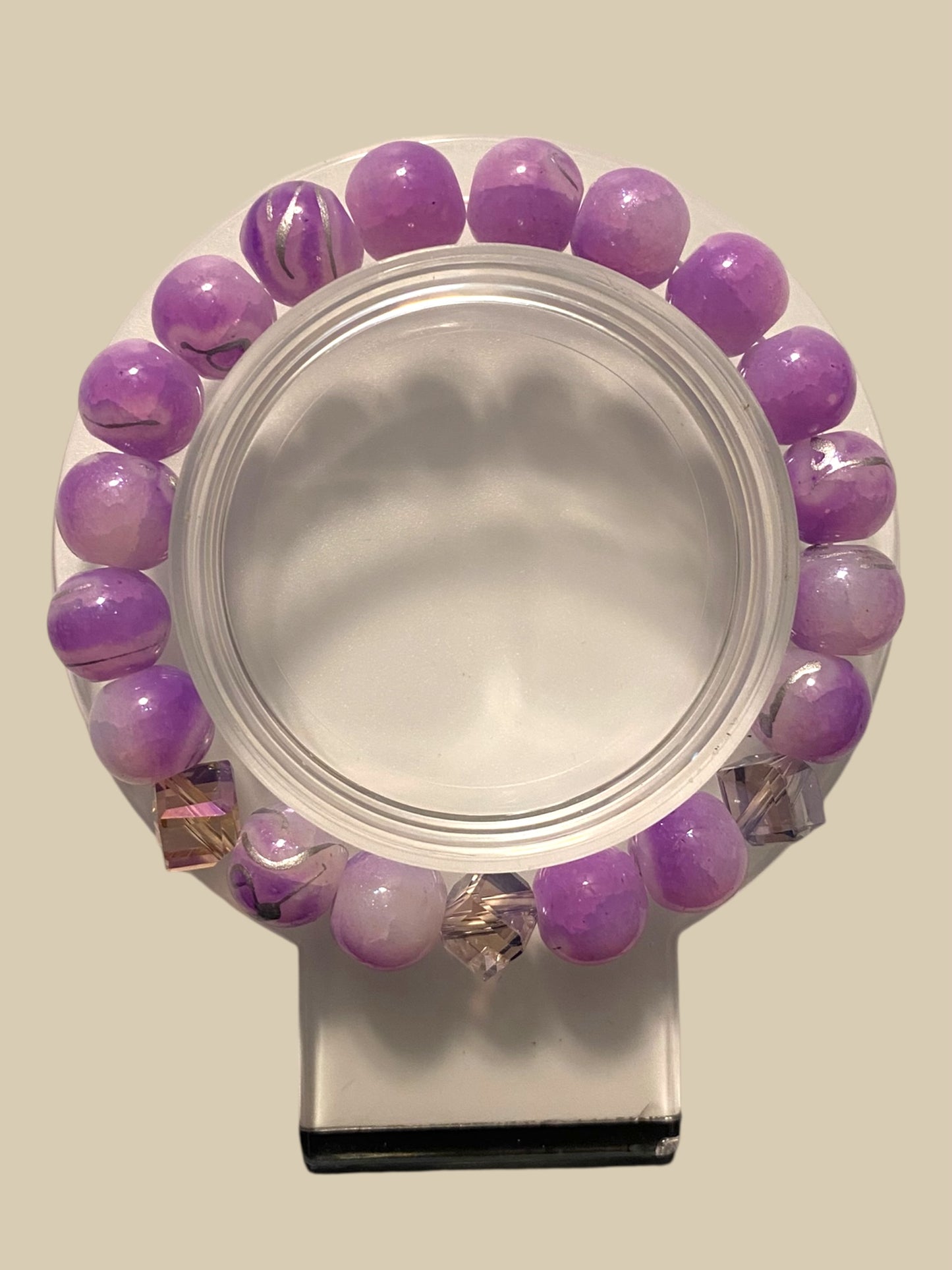 Glass bead bracelets