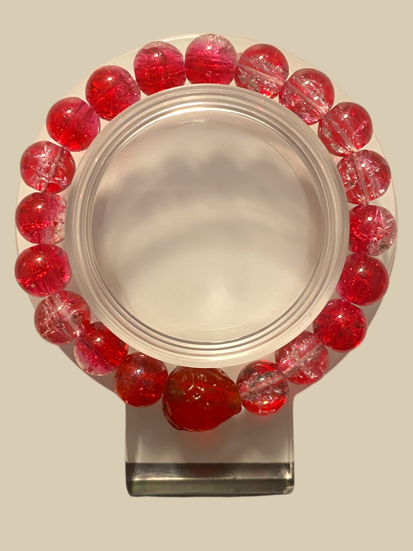 Glass bead bracelets