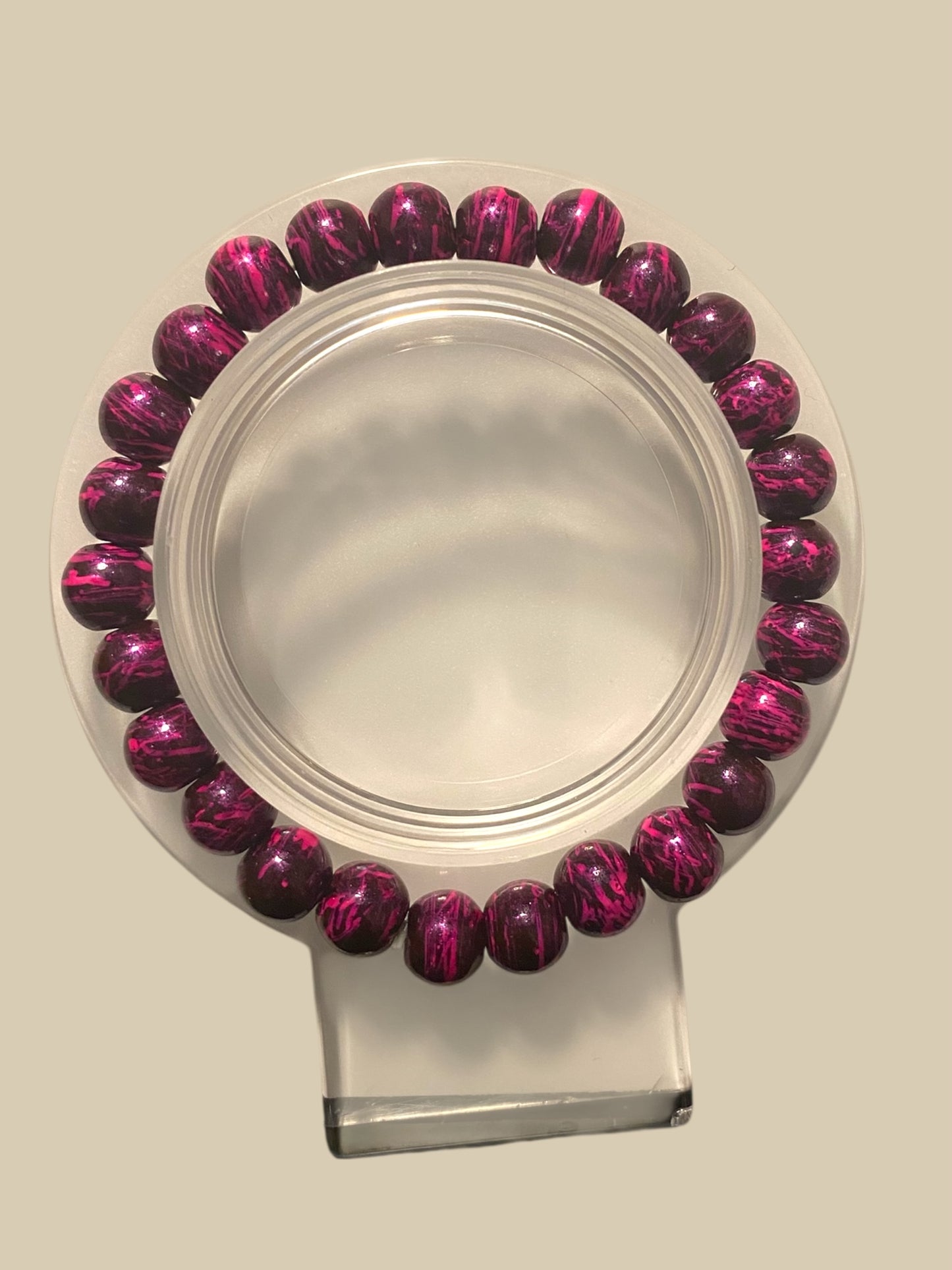 Glass bead bracelets