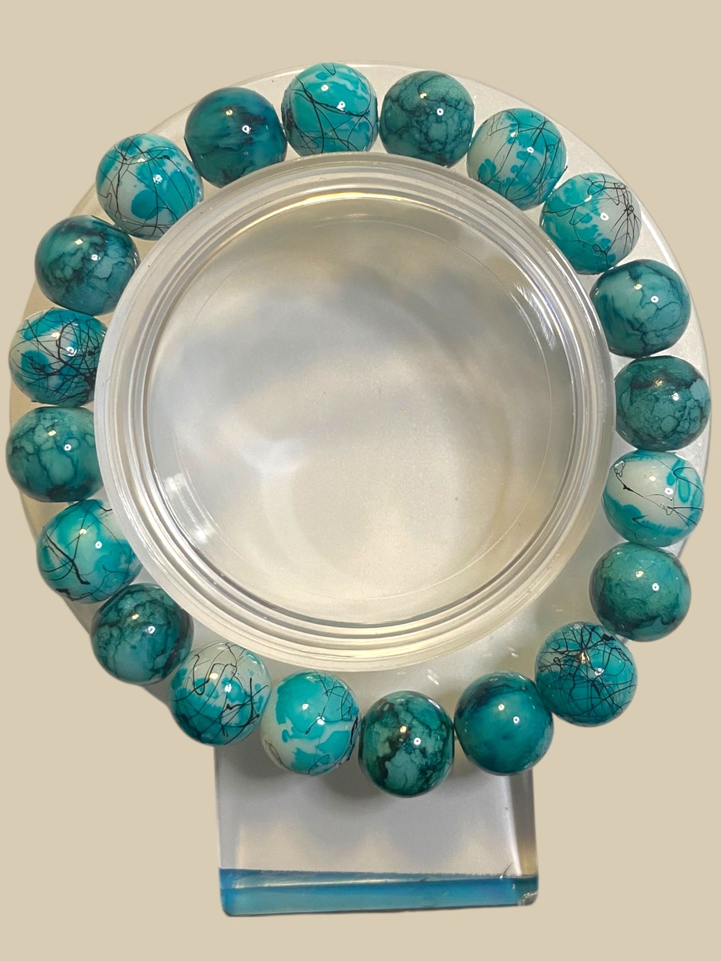 Glass bead bracelets