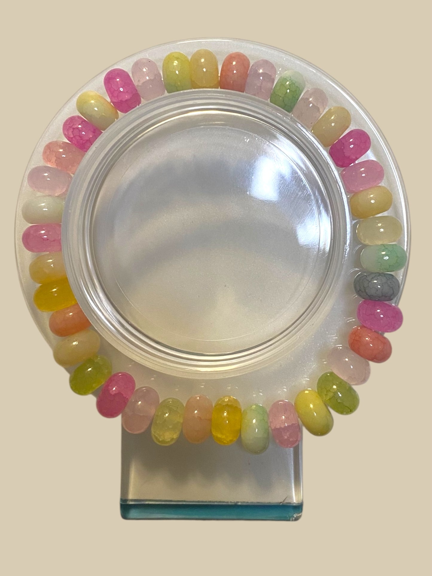 Glass bead bracelets
