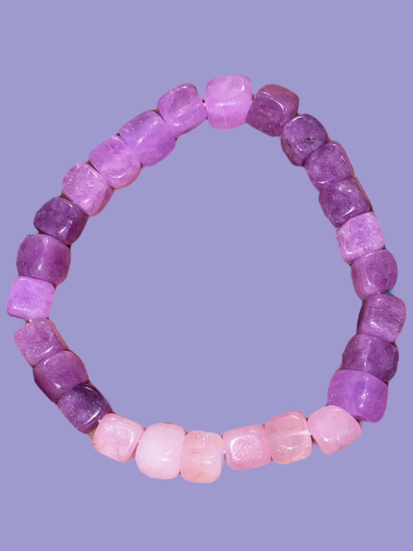 Cube crystal bracelets