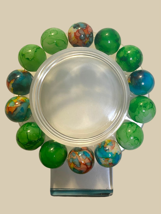 14mm glass bracelet
