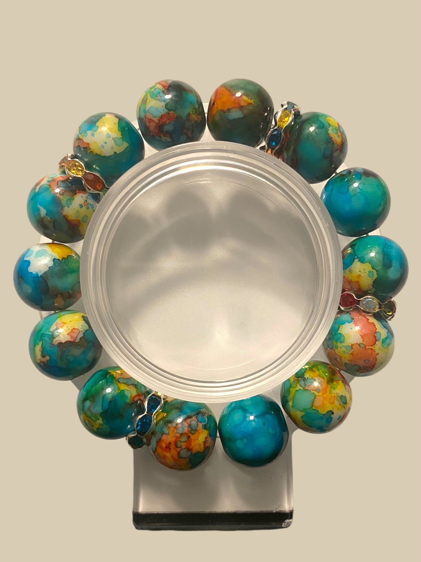 14mm glass bracelet