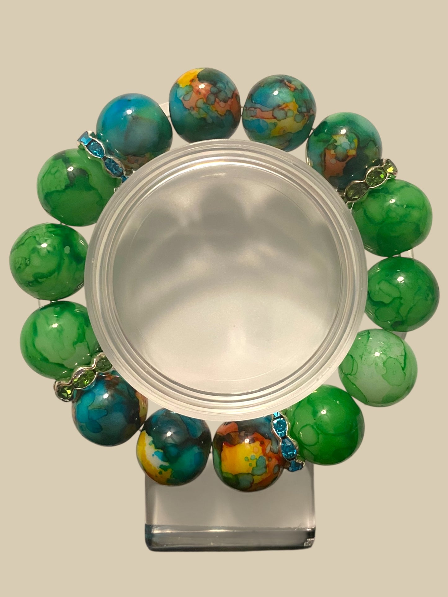 14mm glass bracelet
